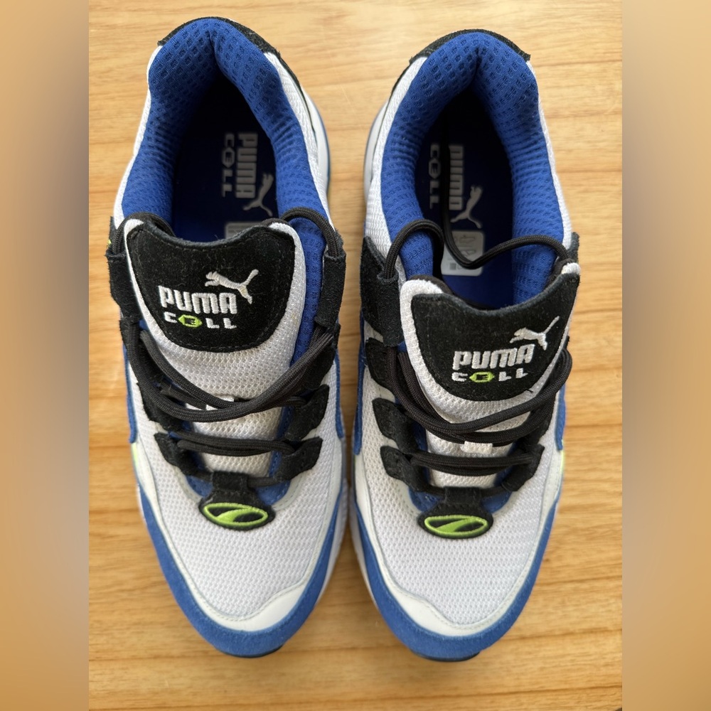 Puma Cell Athletic Sneakers | Blue White Black | Men’s US 11.5 | Like New - Picture 4 of 11